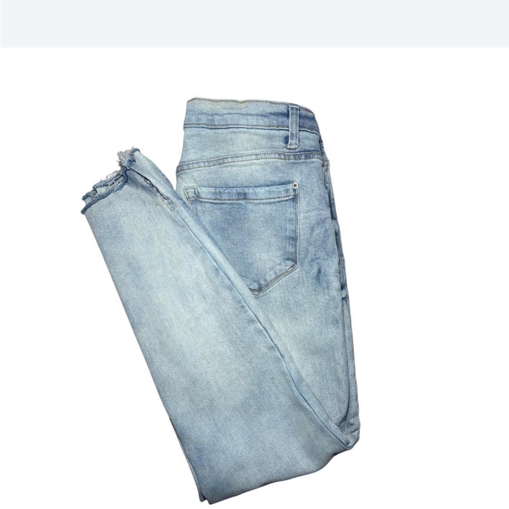 Kensie Jeans the amber, high-rise, stovepipe Light Blue Women's Jeans